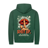 Premium Unisex Zipper Hoodie "Shut Up - Shh... I'm Creating a Hair Masterpiece"