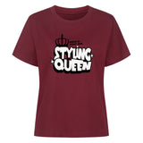 Premium Damen T-Shirt "Styling Queen" – Die Krone gehört dir!