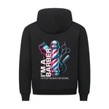 I'M A BARBER Premium Hoodie