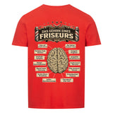 DAS GEHIRN EINES FRISEURS Unisex T-Shirt Backprint