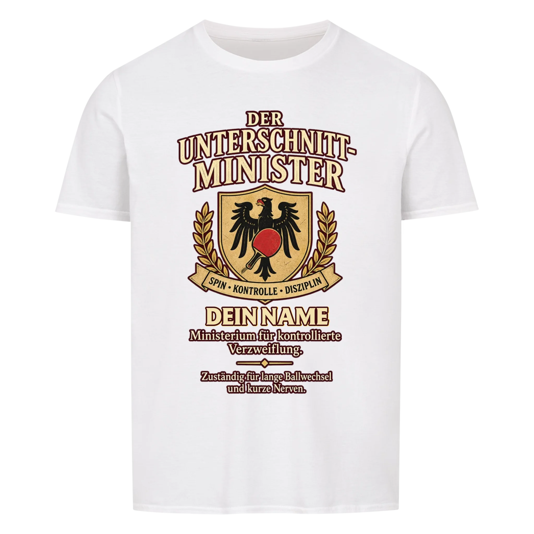 DER UNTERSCHNITT-MINISTER personalisierbar