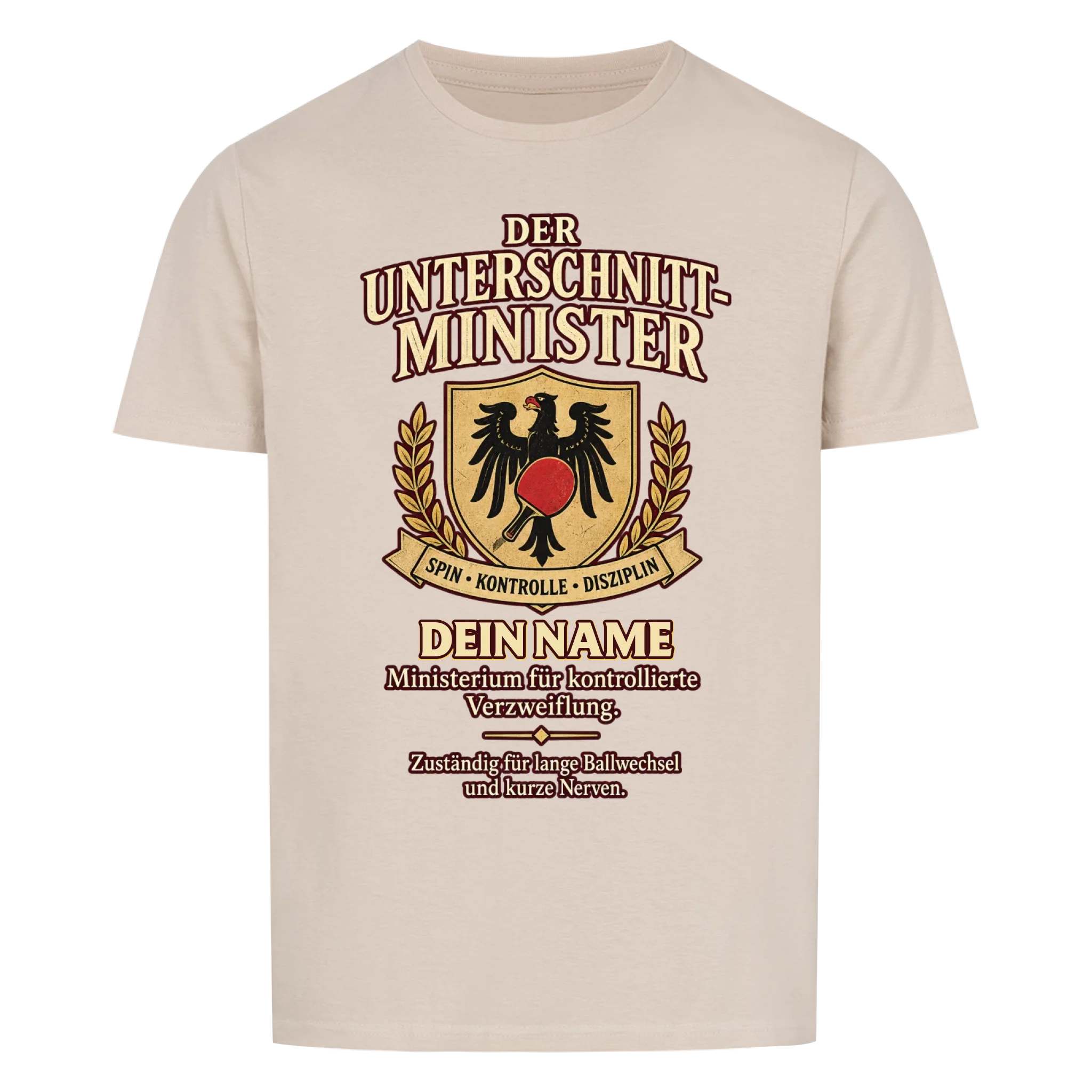 DER UNTERSCHNITT-MINISTER personalisierbar