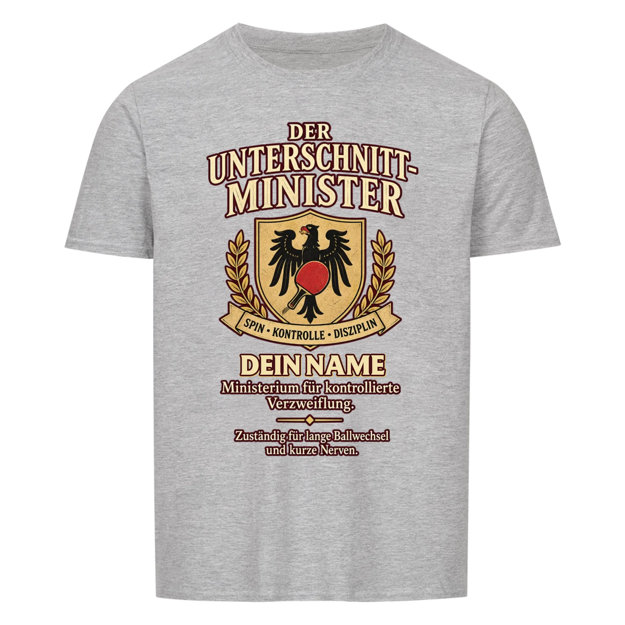 DER UNTERSCHNITT-MINISTER personalisierbar