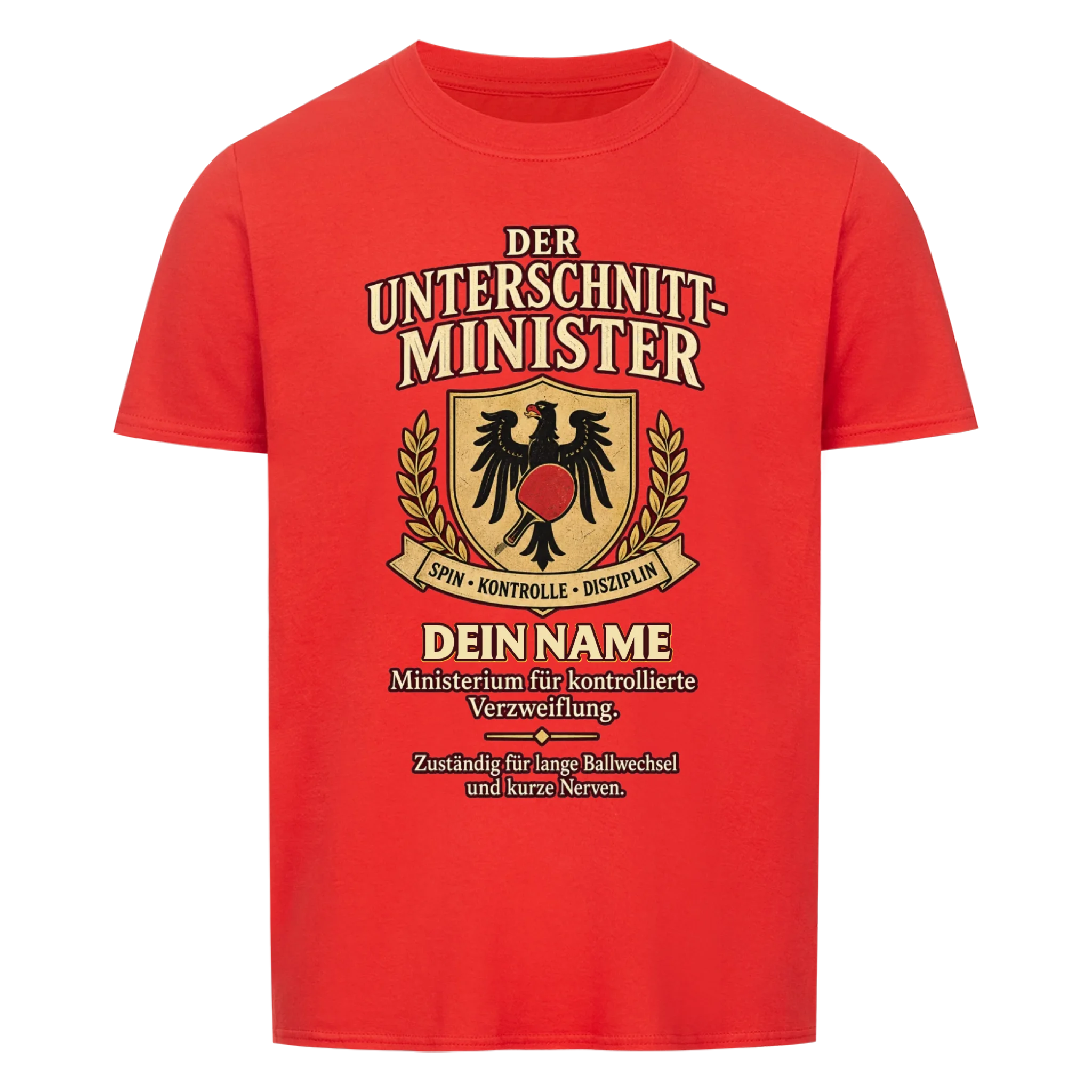 DER UNTERSCHNITT-MINISTER personalisierbar