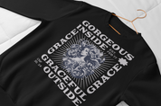 Premium Sweatshirt "Gorgeous Inside, Graceful Outside" - Pure Eleganz