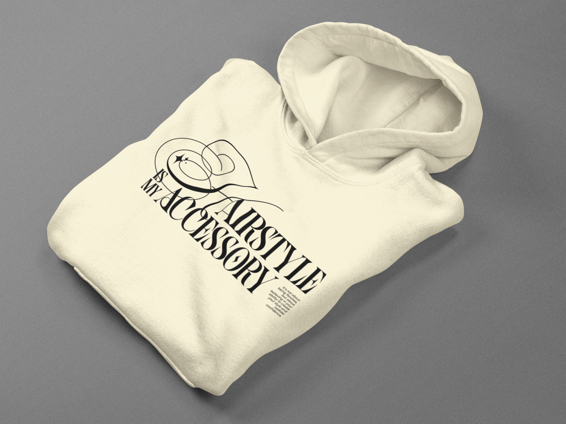 Premium Unisex Hoodie "Hairstyle Is My Accessory"
