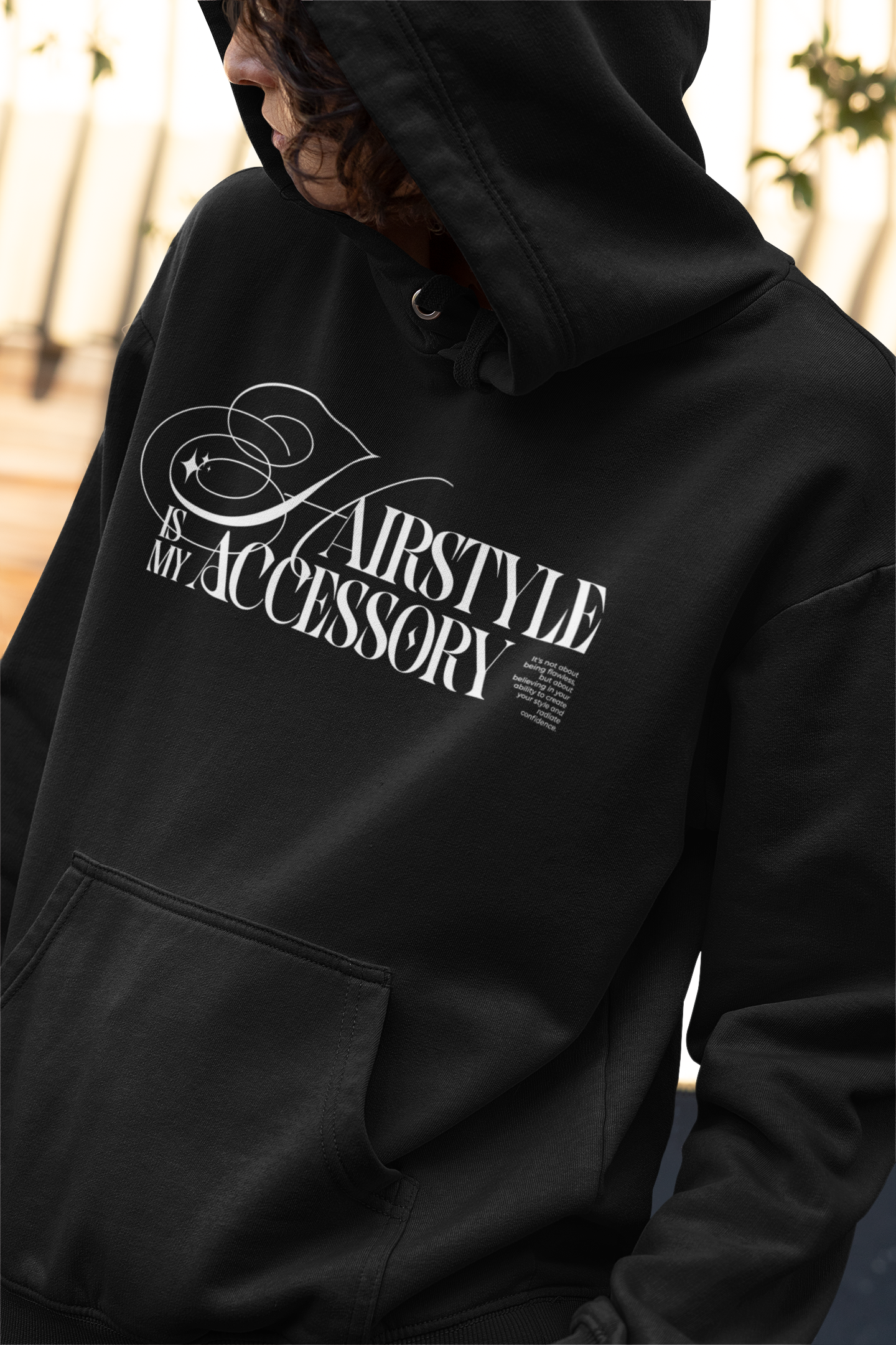 Premium Unisex Hoodie "Hairstyle Is My Accessory"