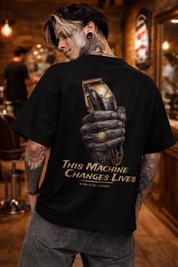 THIS MACHINE CHANGES LIVE Oversized T-Shirt