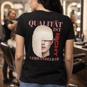 QUALITÄT IST NICHT VERHANDELBAR Unisex T-Shirt Backprint