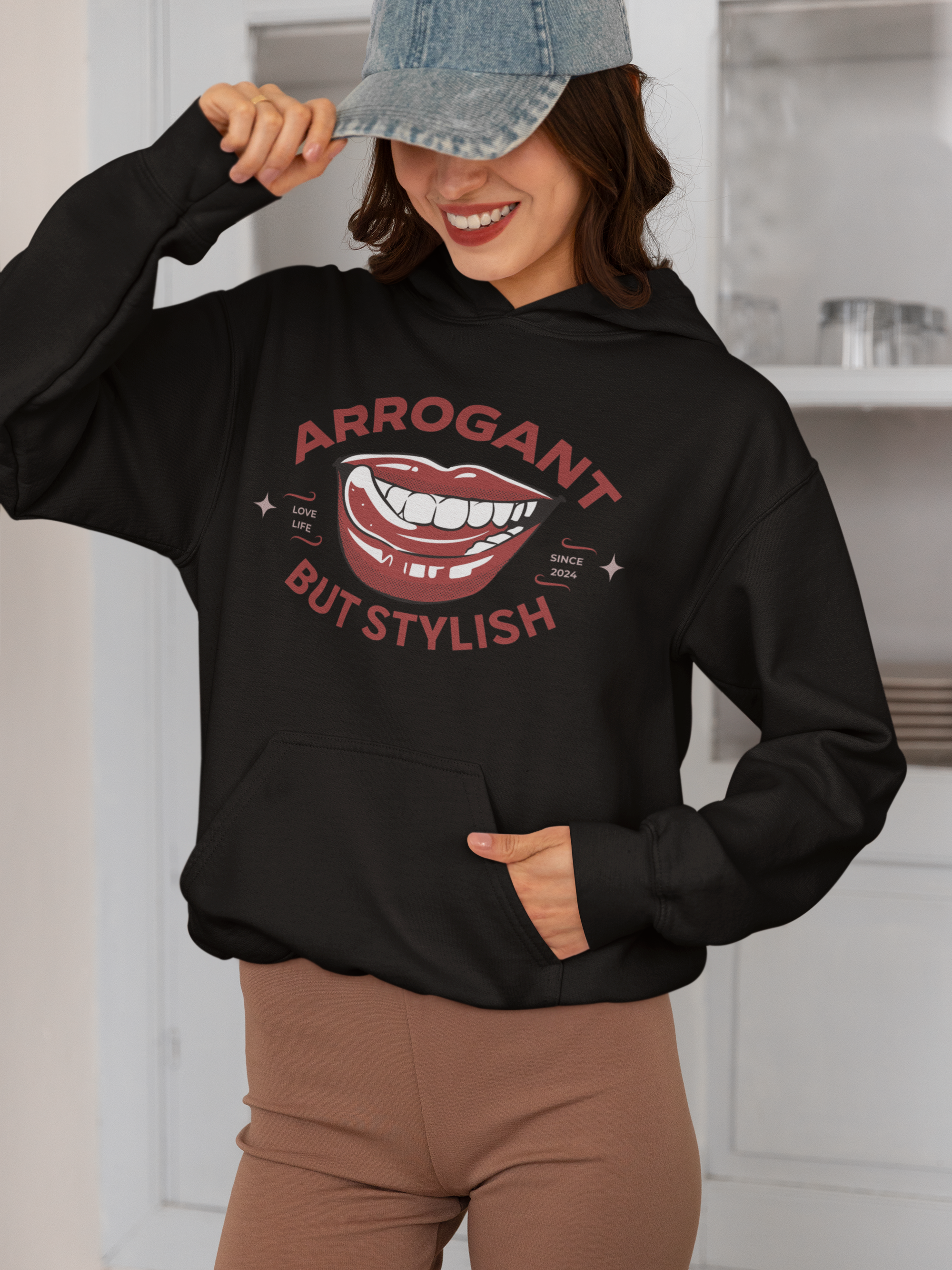 Premium Hoodie "Arrogant But Stylish"