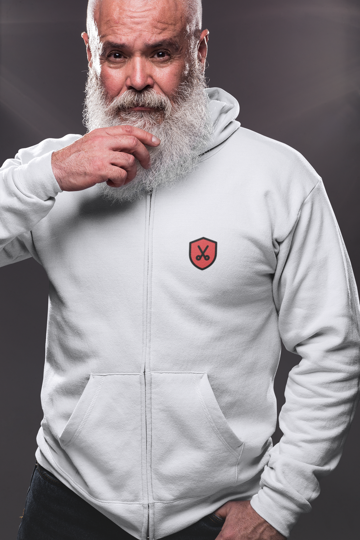 Premium Zipper Hoodie "Barber's League"