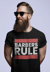 Premium  Herren T-Shirt "Barbers Rule" – Dein Statement für Präzision, Style & Stolz