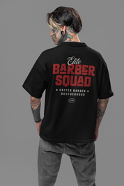 Premium Oversized T-Shirt "Elite Barber Squad"