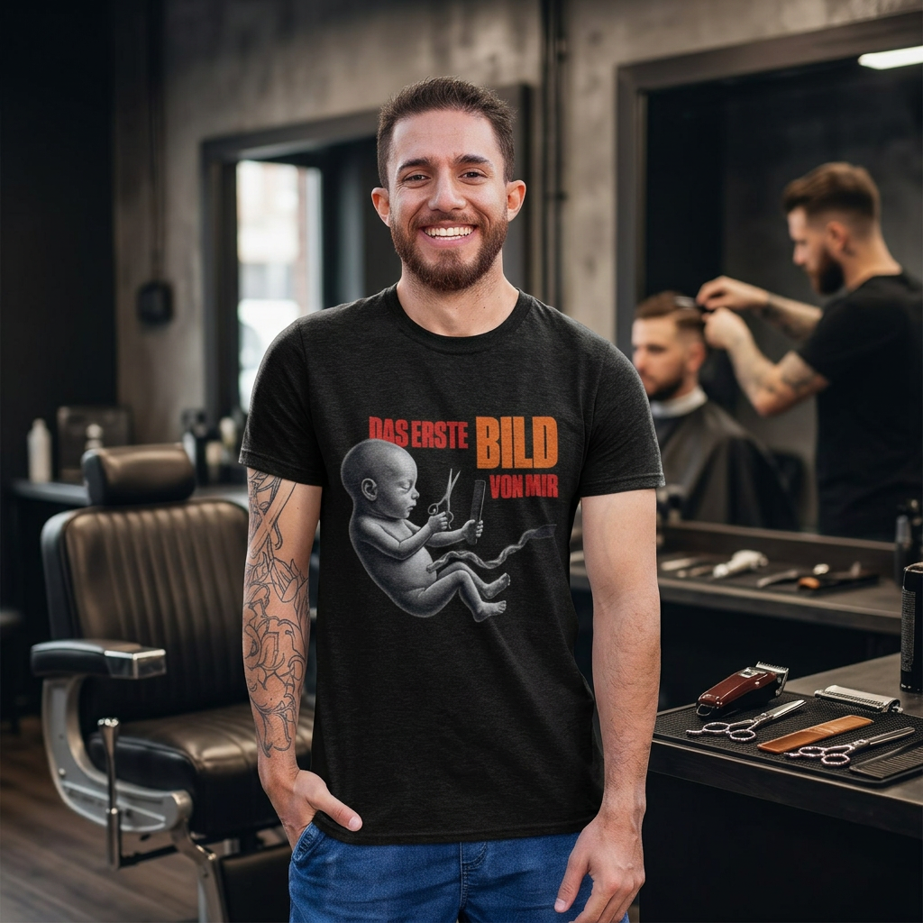 FRISEUR & BARBER - DAS ERSTE BILD VON MIR Unisex T-Shirt