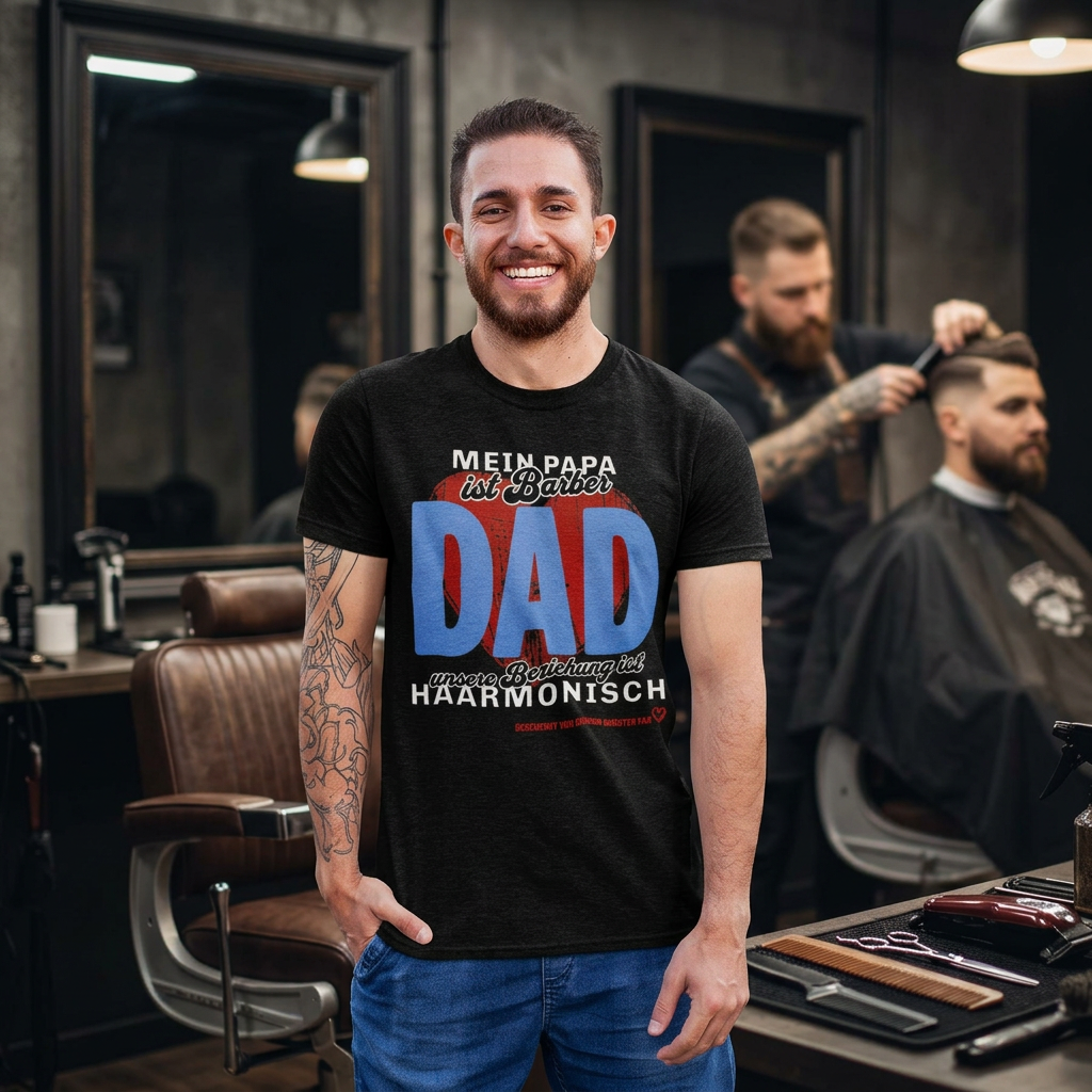 MEIN PAPA IST BARBER Unisex T-Shirt