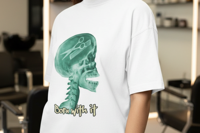 HAIRDRESSER - BORN WITH IT Unisex T-Shirt