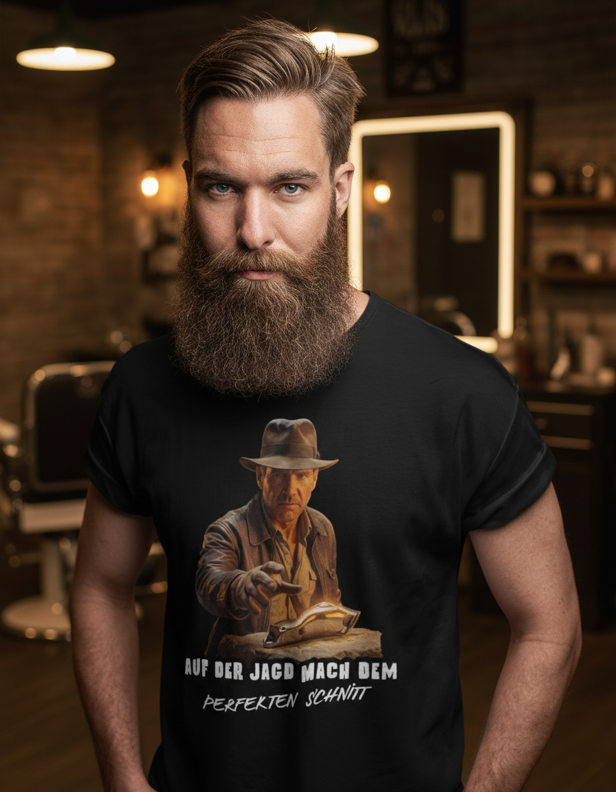 AUF DER JAGT NACH DEM PERFEKTEN SCHNITT Unisex T-Shirt