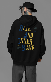 Premium Oversized Hoodie "Hair and Inner Rave" - Dein Style, deine Energie