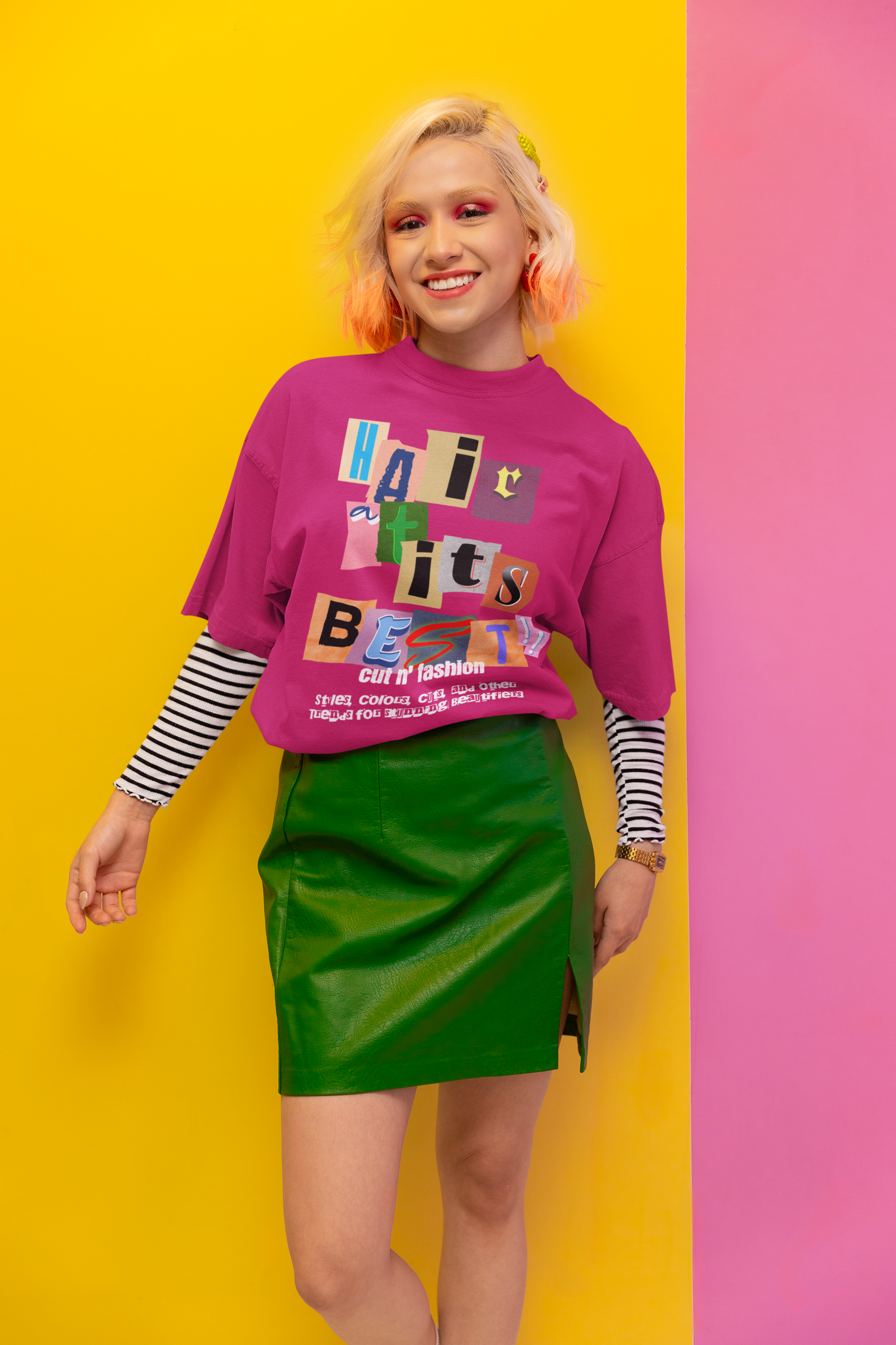 Damen T-Shirt "Hair at Its Best"