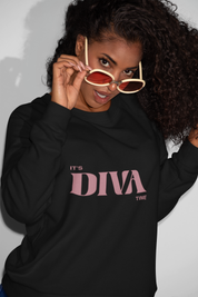 Premium Sweatshirt "It's DIVA Time" - Dein Moment, dein Look