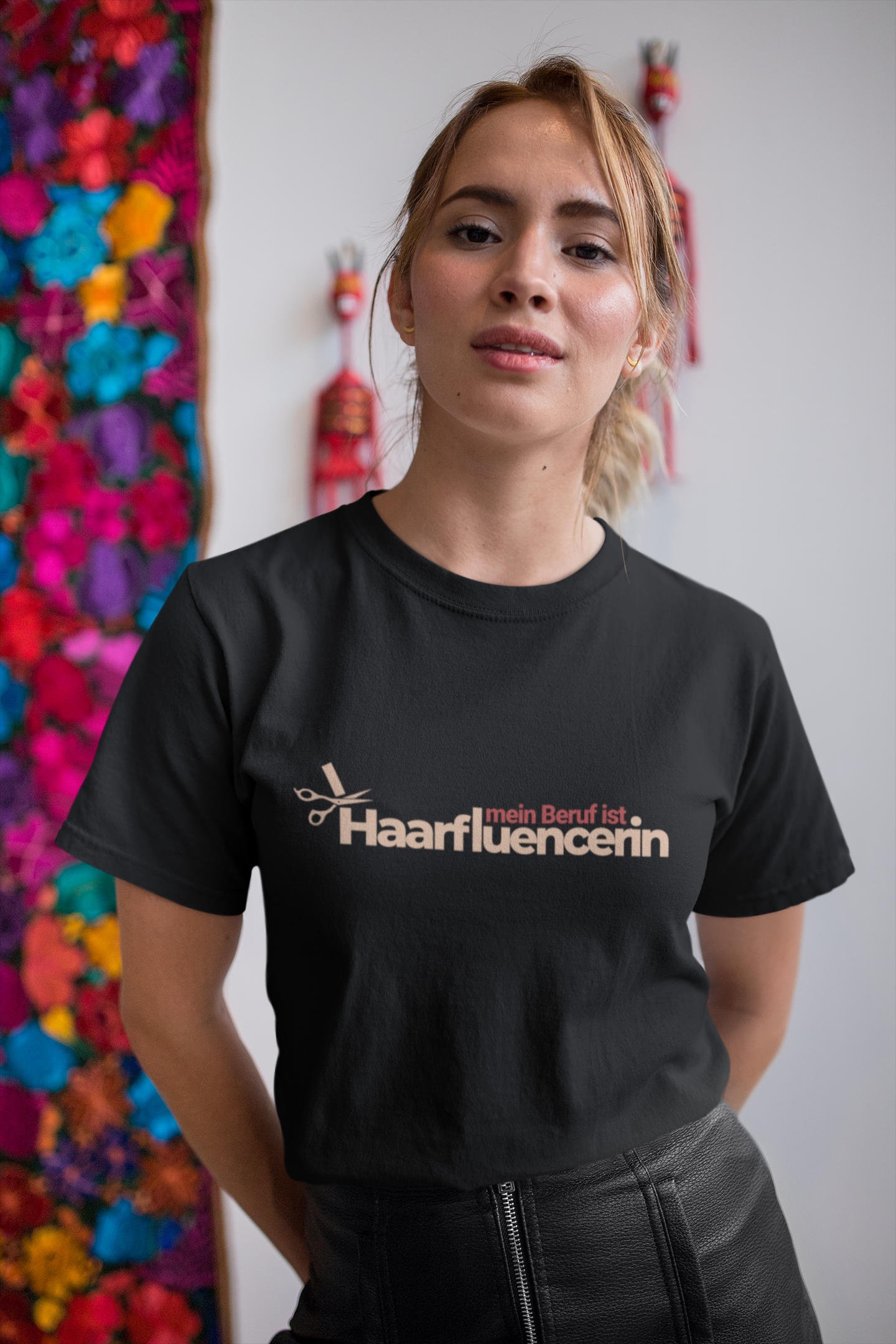Premium Damen T-Shirt "Mein Beruf ist Haarfluencerin"