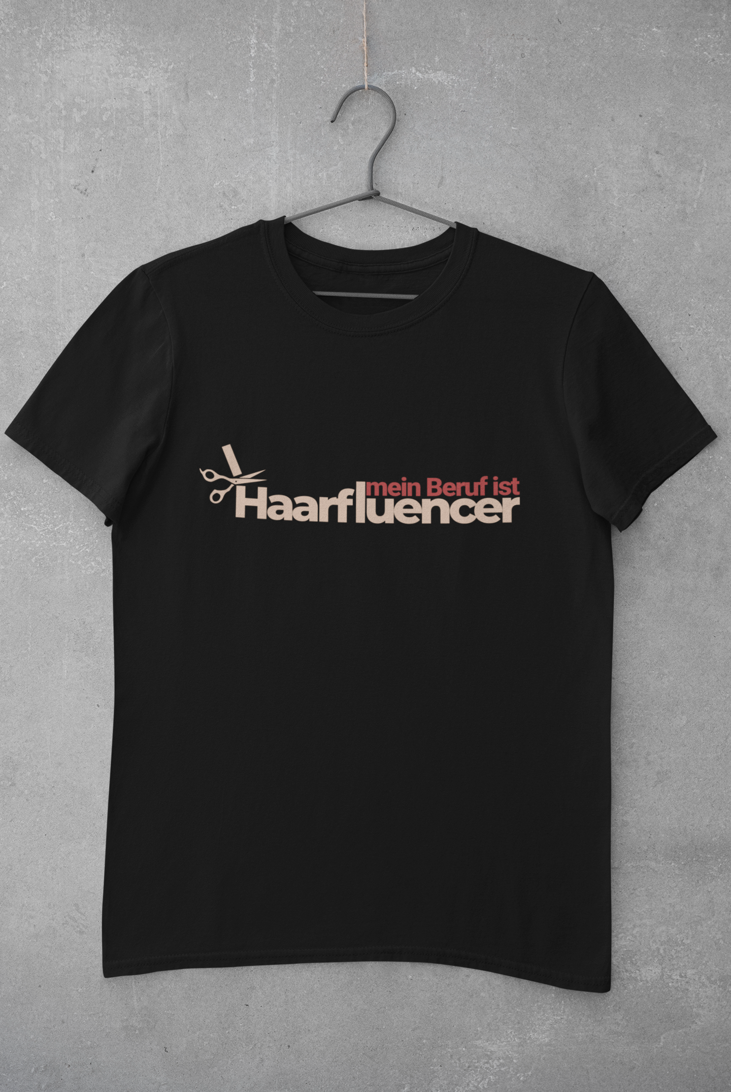 Premium Herren T-Shirt "Mein Beruf ist Haarfluencer"