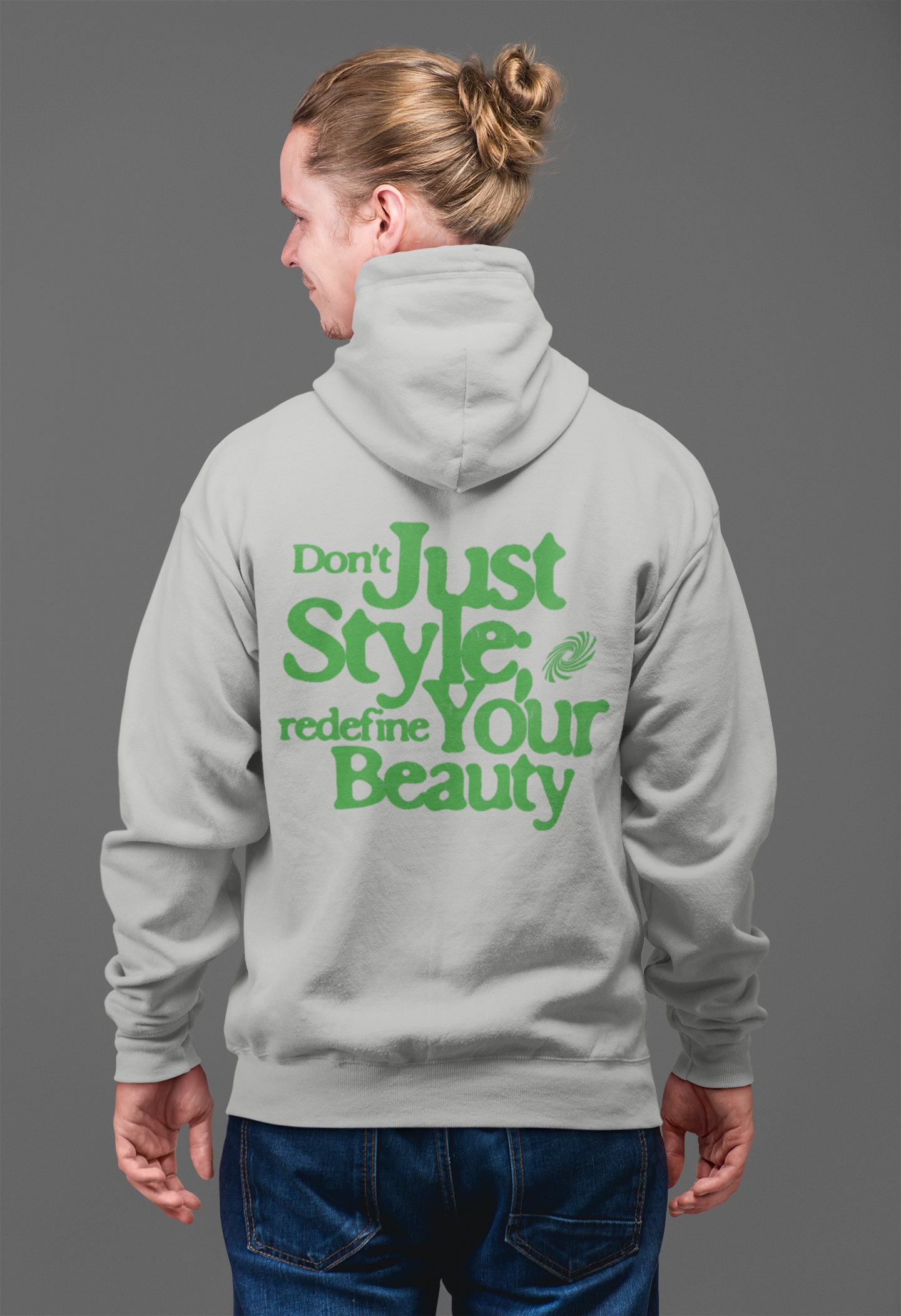 Premium Oversized Zipper Hoodie "Redefine Your Beauty" - Dein Statement für Veränderung