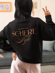 Premium Zipper Hoodie "Schere trifft Style" - Dein perfekter Look für die kalte Jahreszeit
