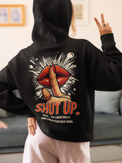 Premium Unisex Zipper Hoodie "Shut Up - Shh... I'm Creating a Hair Masterpiece"