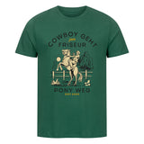 T-Shirt "Cowboy geht zum Friseur - Pony weg"