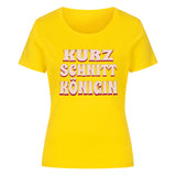 T-Shirt "Kurz Schnitt Königin"