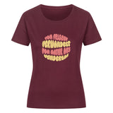 T-Shirt "Vom Friseur verwandelt, von Natur aus wunderbar"