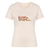 T-Shirt "My mood depends on how good my hair looks."